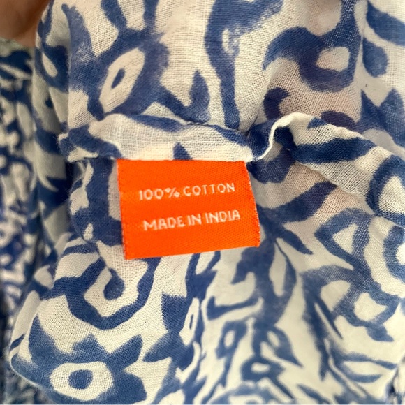 OLIPHANT 3/4 Sleeve Pintuck Mini Dress in Cypress Blue - Picture 10 of 10